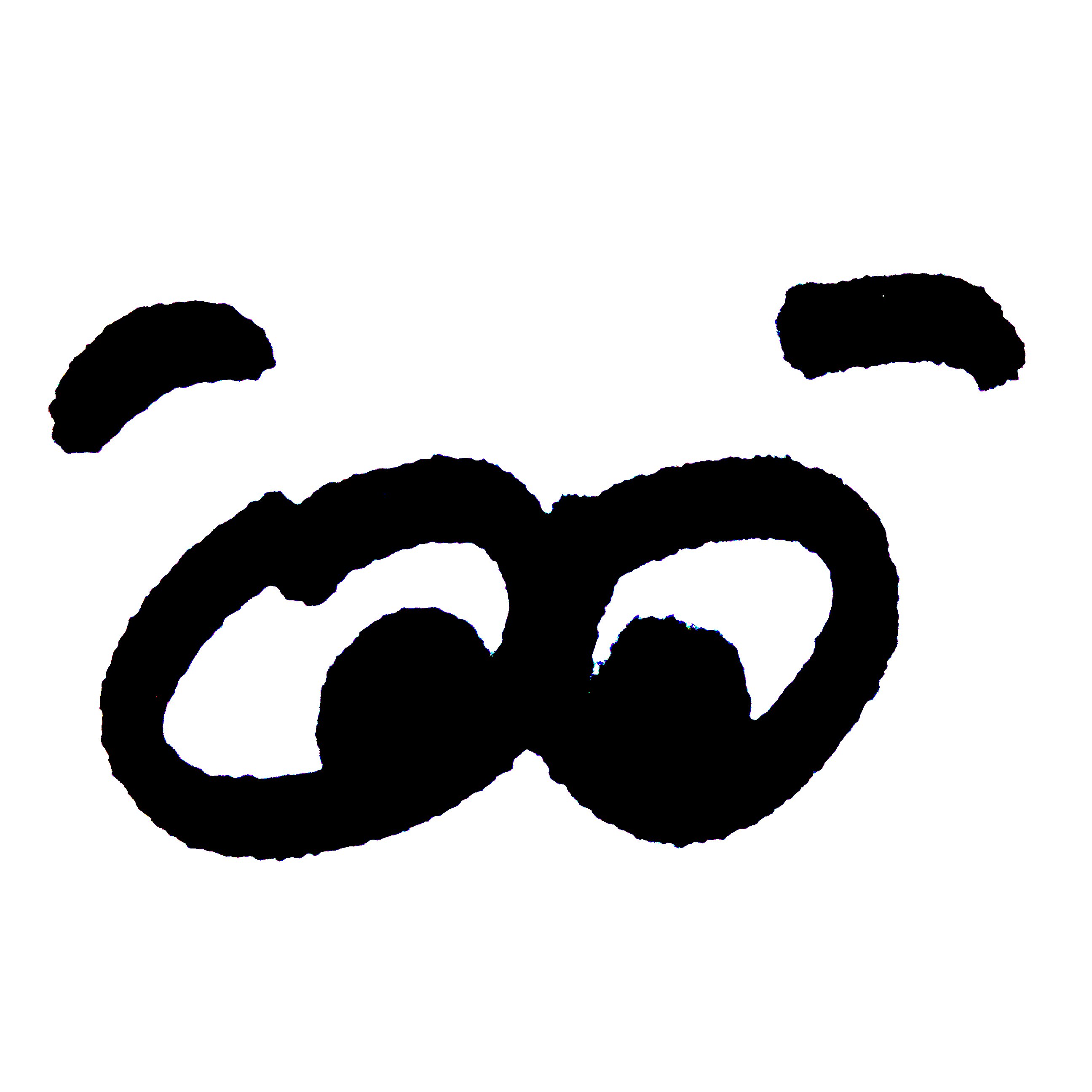 2592x2592 Cartoon Eyes Cliparts