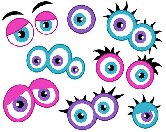 570x453 Eyes Black And White A Cartoon Eye Clipart