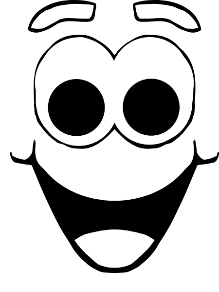 450x598 Cartoon Happy Face Clipart