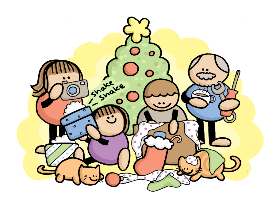 900x695 Family Cartoon Pictures