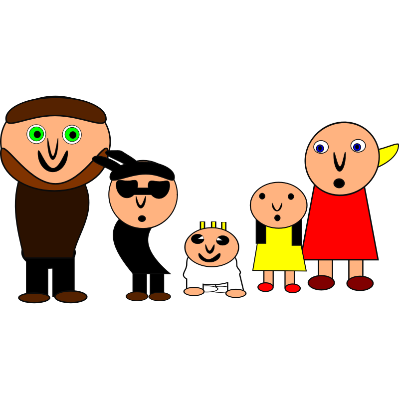 800x800 Picture Of A Cartoon Family