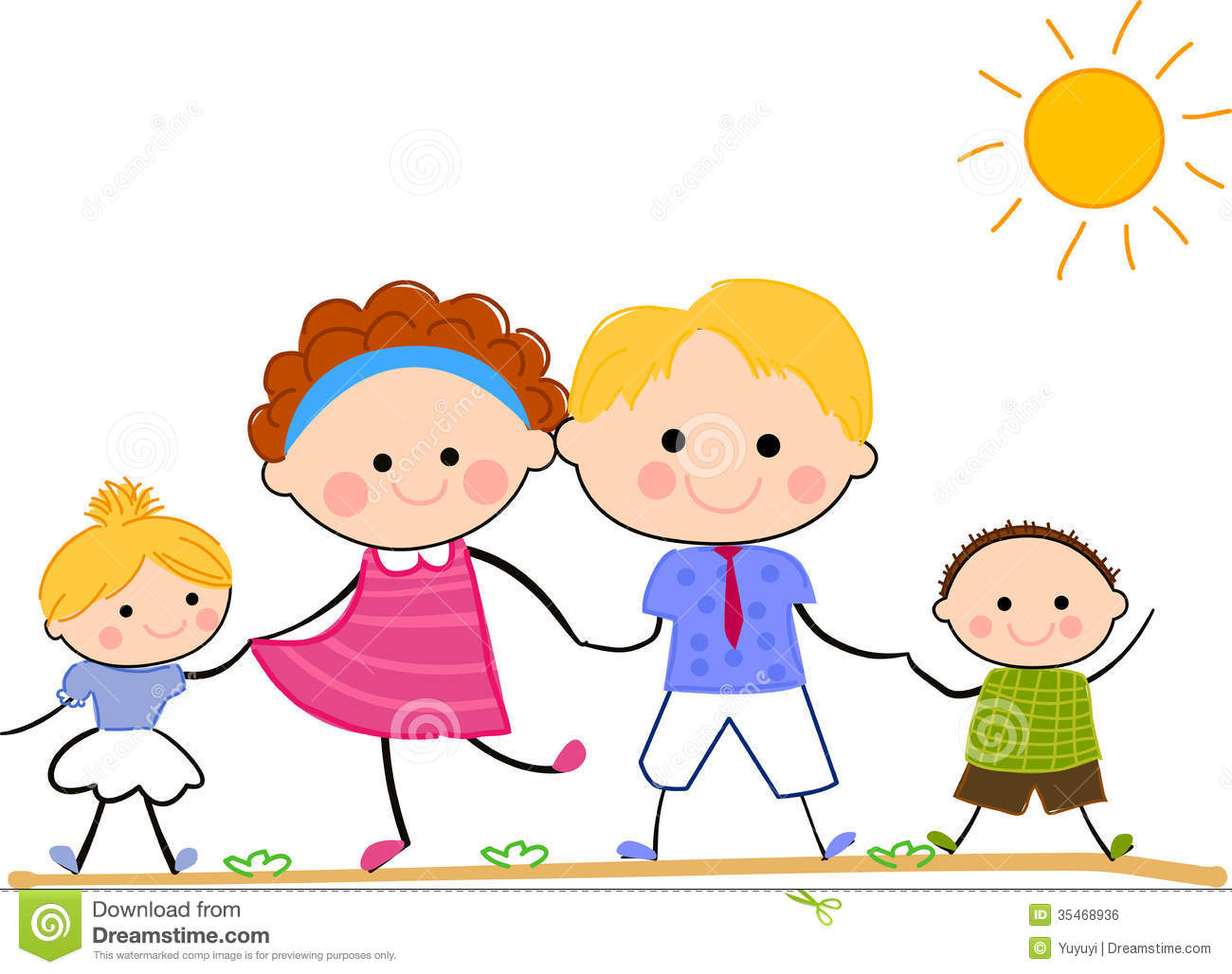 1300x1028 Happy Family Cartoon Clipart