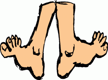358x266 Cartoon Feet Clipart