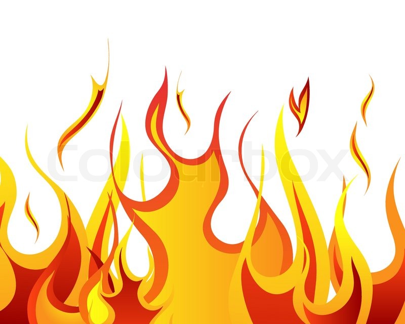 800x640 Inferno Fire Vector Background For Design Use Stock Vector