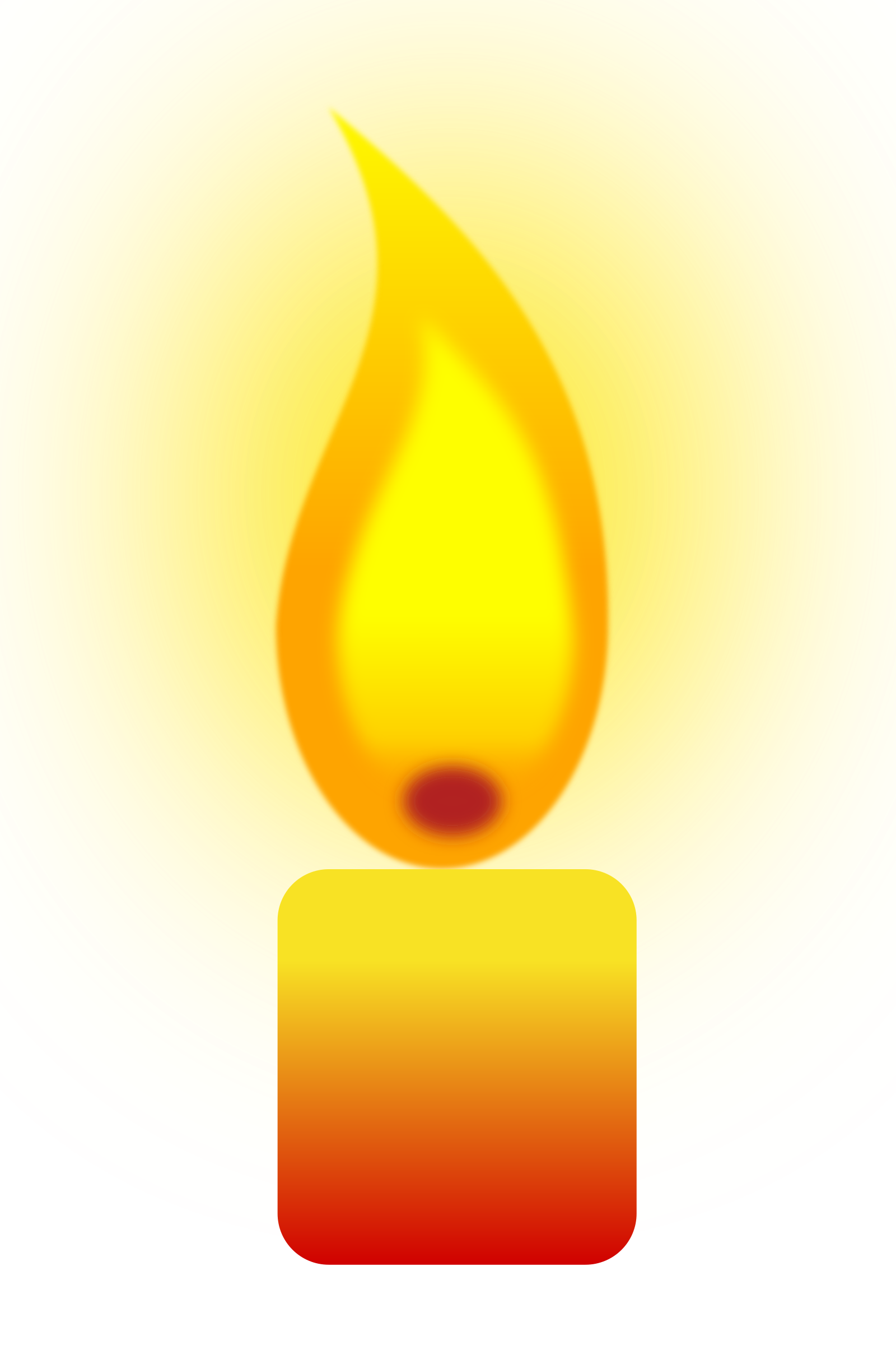 1600x2400 Melting Candle Clipart Cartoon
