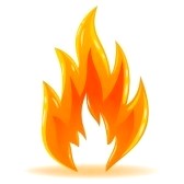 168x168 Symbol Fire Shiny Flame Over Clipart Panda