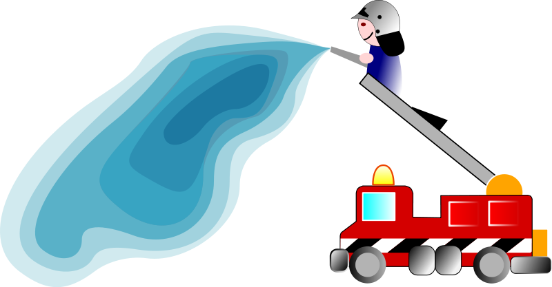 800x417 Cartoon Fire Truck Clipart