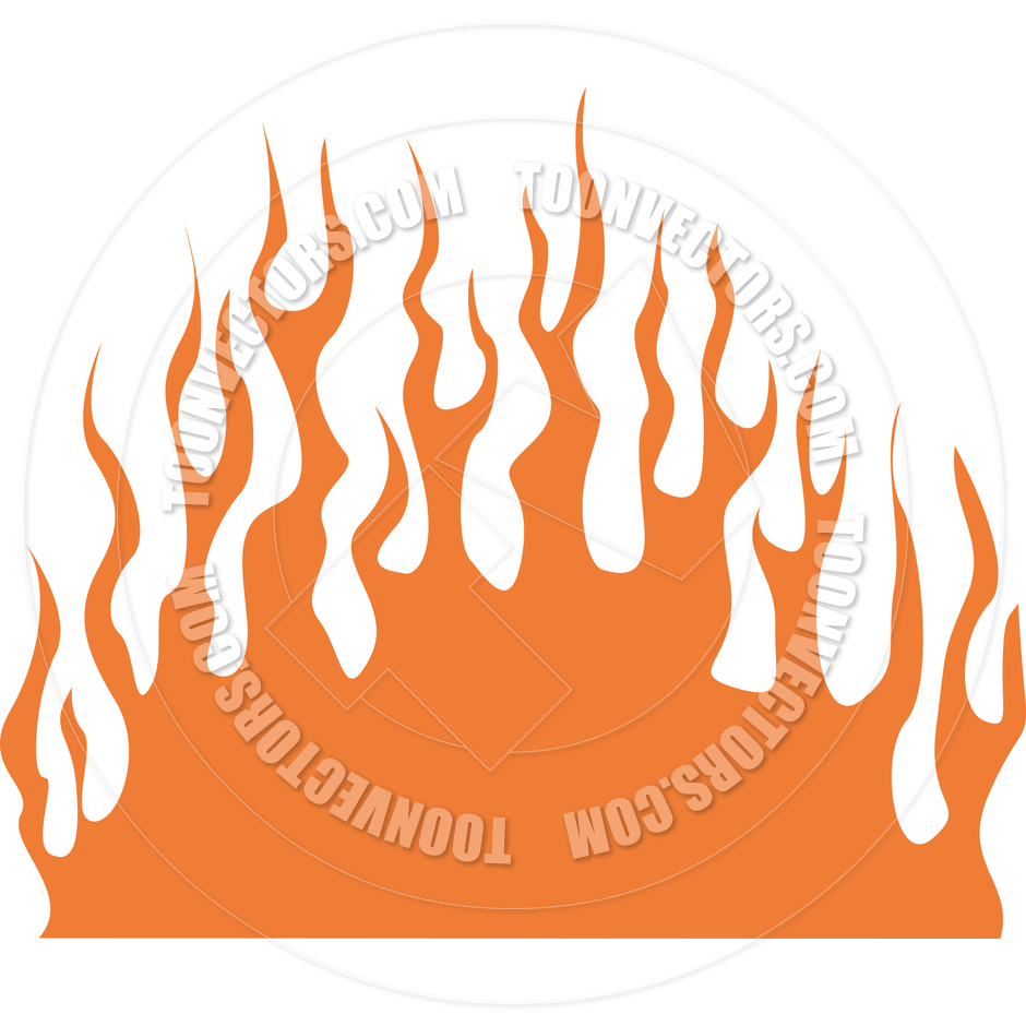 940x940 Cartoon Fire Flames Vector Illustration By Clip Art Guy Toon