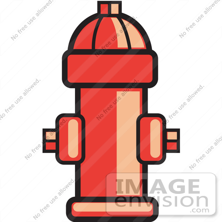 450x450 Royalty Free Cartoon Clip Art Of A Red Fire Hydrant Ready For Use