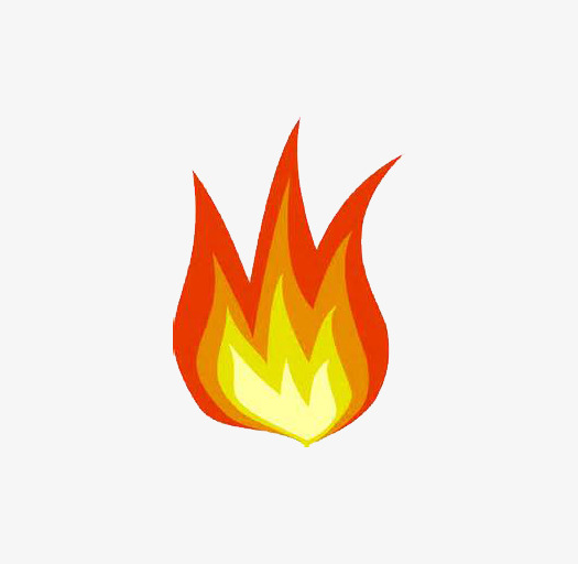 525x512 Cartoon Small Fire, Leave Elements, Png Picture, Small Flames Png
