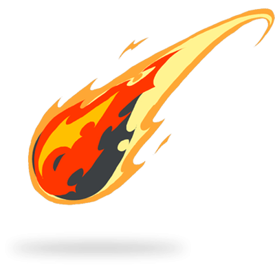 400x400 Comet Tail Drawing Fire Png Transparent