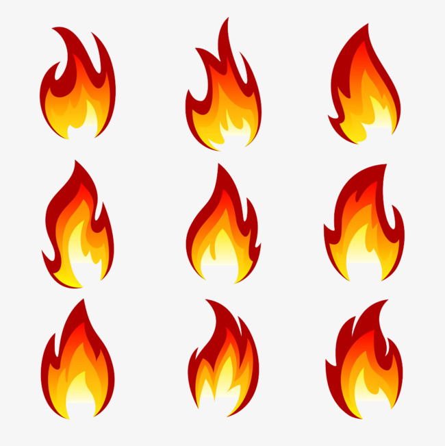 650x651 Tattoo Fire, Flame, Set, Cartoon Png Image For Free Download