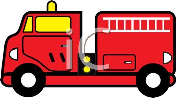 350x194 Cartoon Of A Firetruck Emergency Vehicle