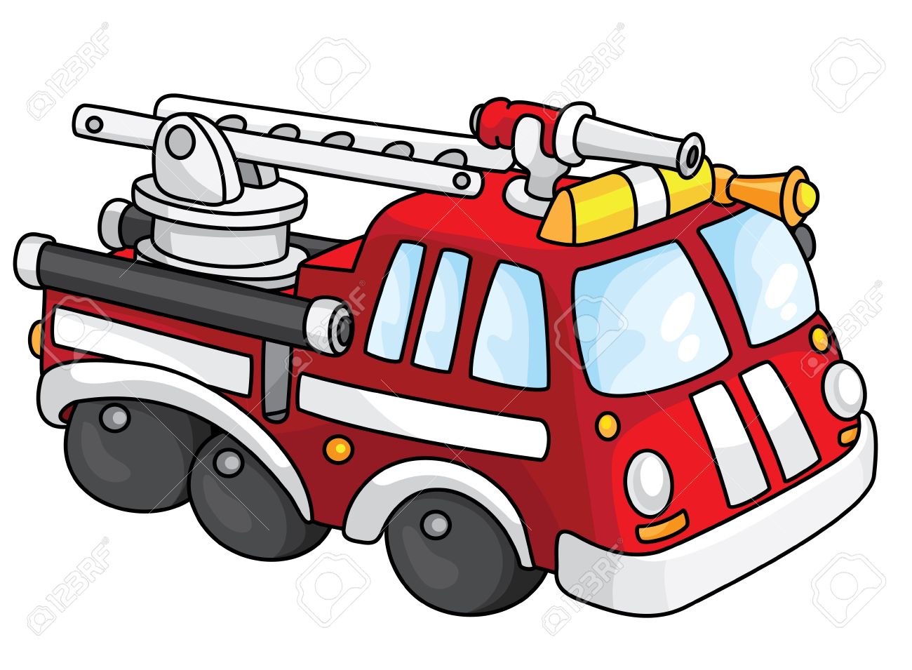 1300x955 Fire Truck Clipart Transportation