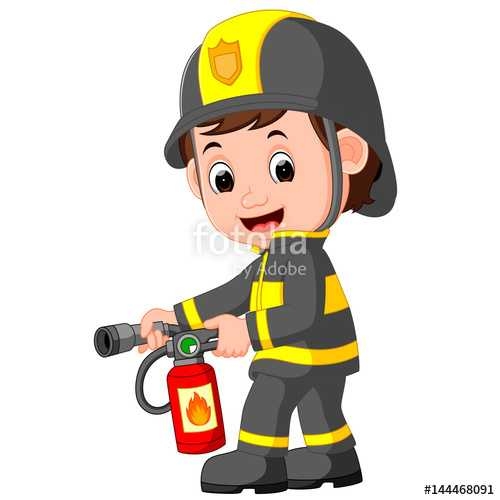 500x500 Top 10 Cartoon Firefighter Images