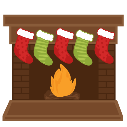 432x432 Fireplace Stockings Svg Scrapbook Shapes Christmas Cut Outs