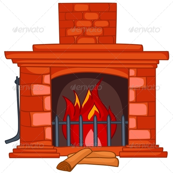 590x590 Cartoon Home Fireplace Warm, Cartoon And Home