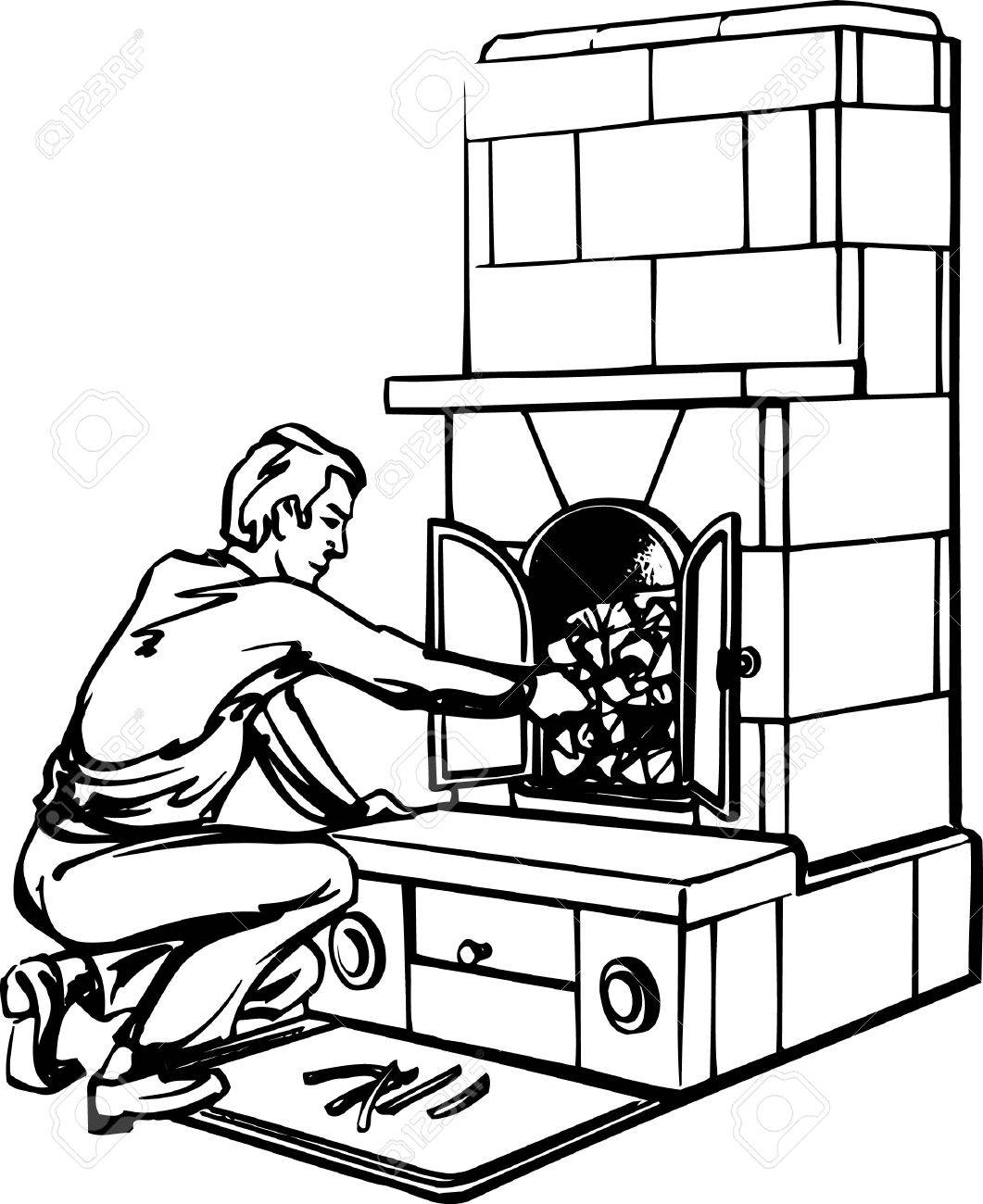 1061x1300 Fireplace Clipart Black And White. Fireplaces Clipart Fireplace