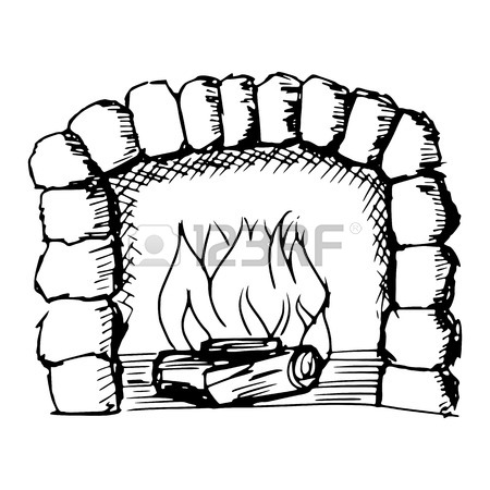 450x450 Hand Drawn, Cartoon, Sketch Illustration Of Fire Royalty Free