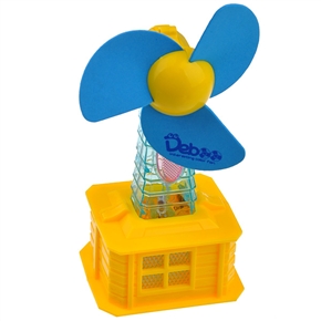 290x290 Beautiful Windmill Style Usb Cartoon Fan With Soft Fan Blade