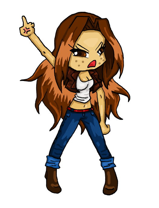 526x688 Flip Off By Lindsay711