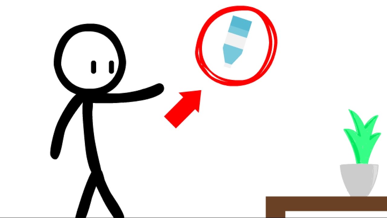 1280x720 Water Bottle Flip Animation