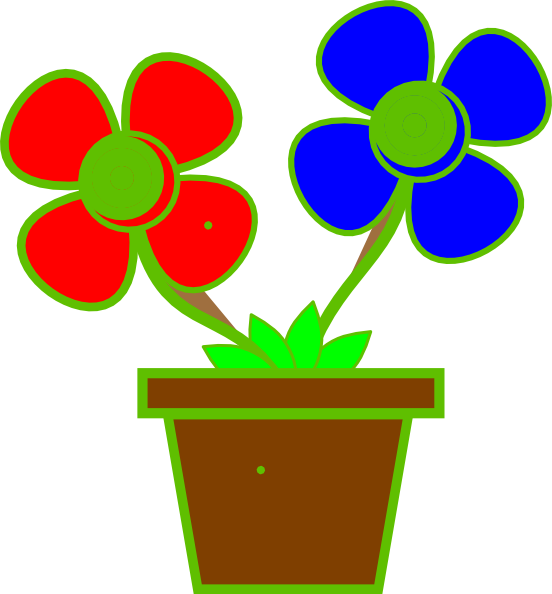 552x594 Cartoon Flowers In A Vase Clip Art Cliparts