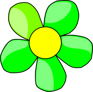 300x297 Cartoon Flower Clipart