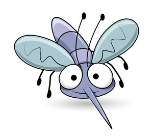 300x273 Cartoon Mouth Fly Attack Vector Royalty Free Stock Image