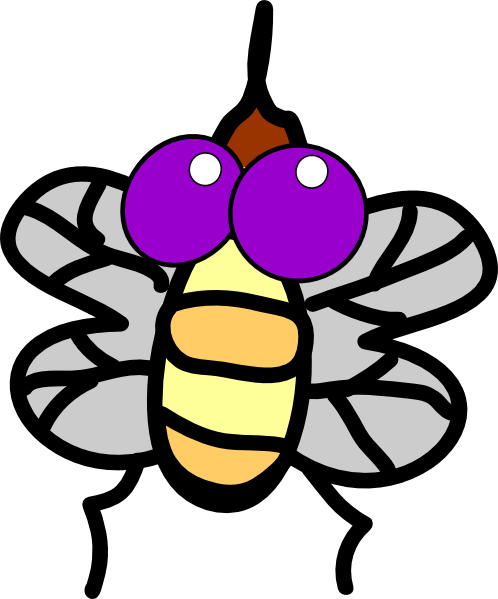 498x599 Cartoon Fly Clip Art