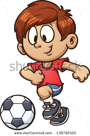Cartoon Football Player Clipart
