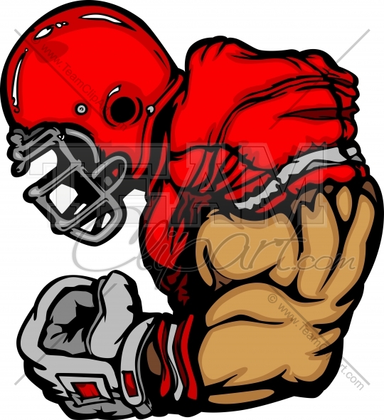 540x590 Cartoon Football Player Clipart 1978960