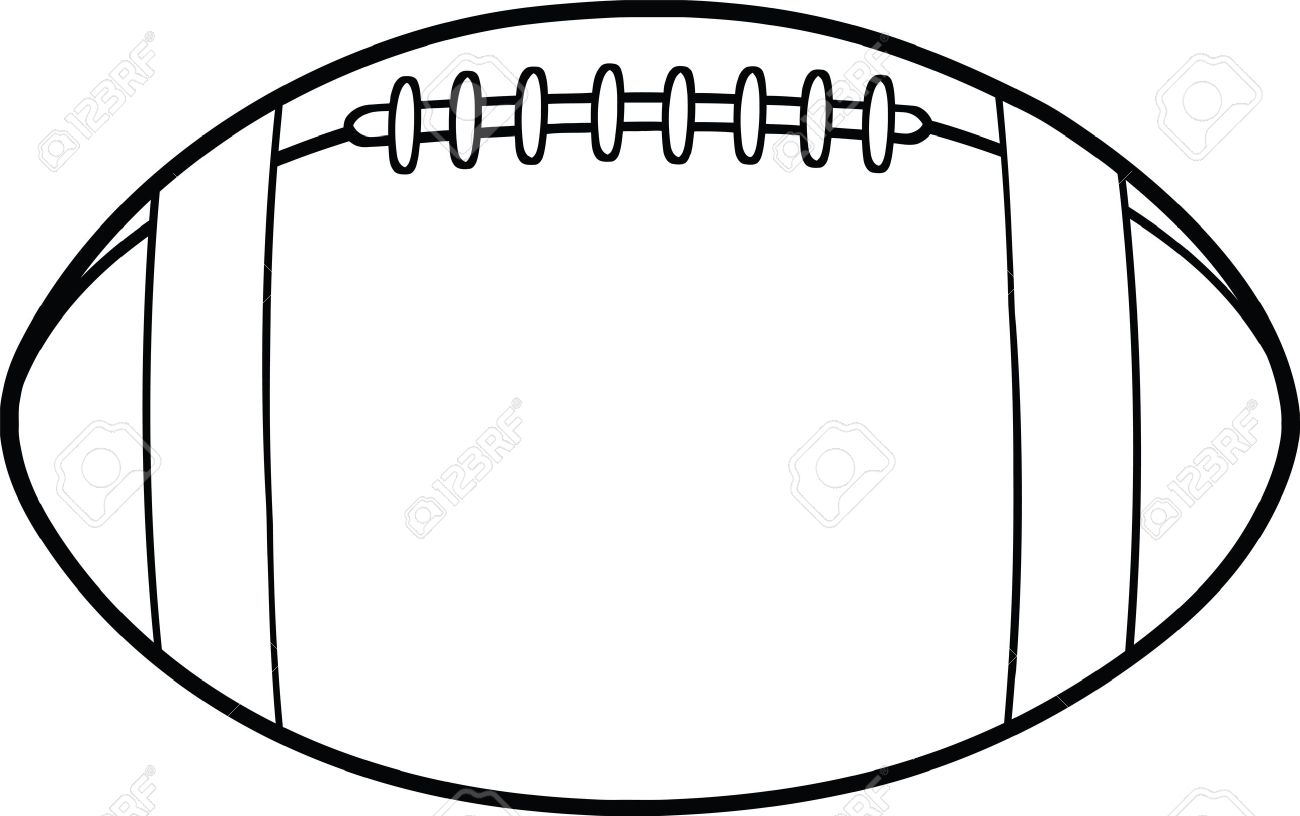 1300x816 Football Black And White Clipart