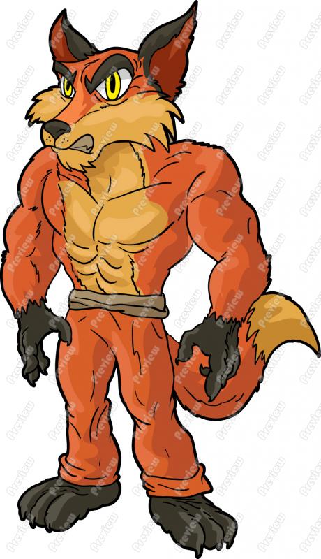 460x800 Fox Clip Art