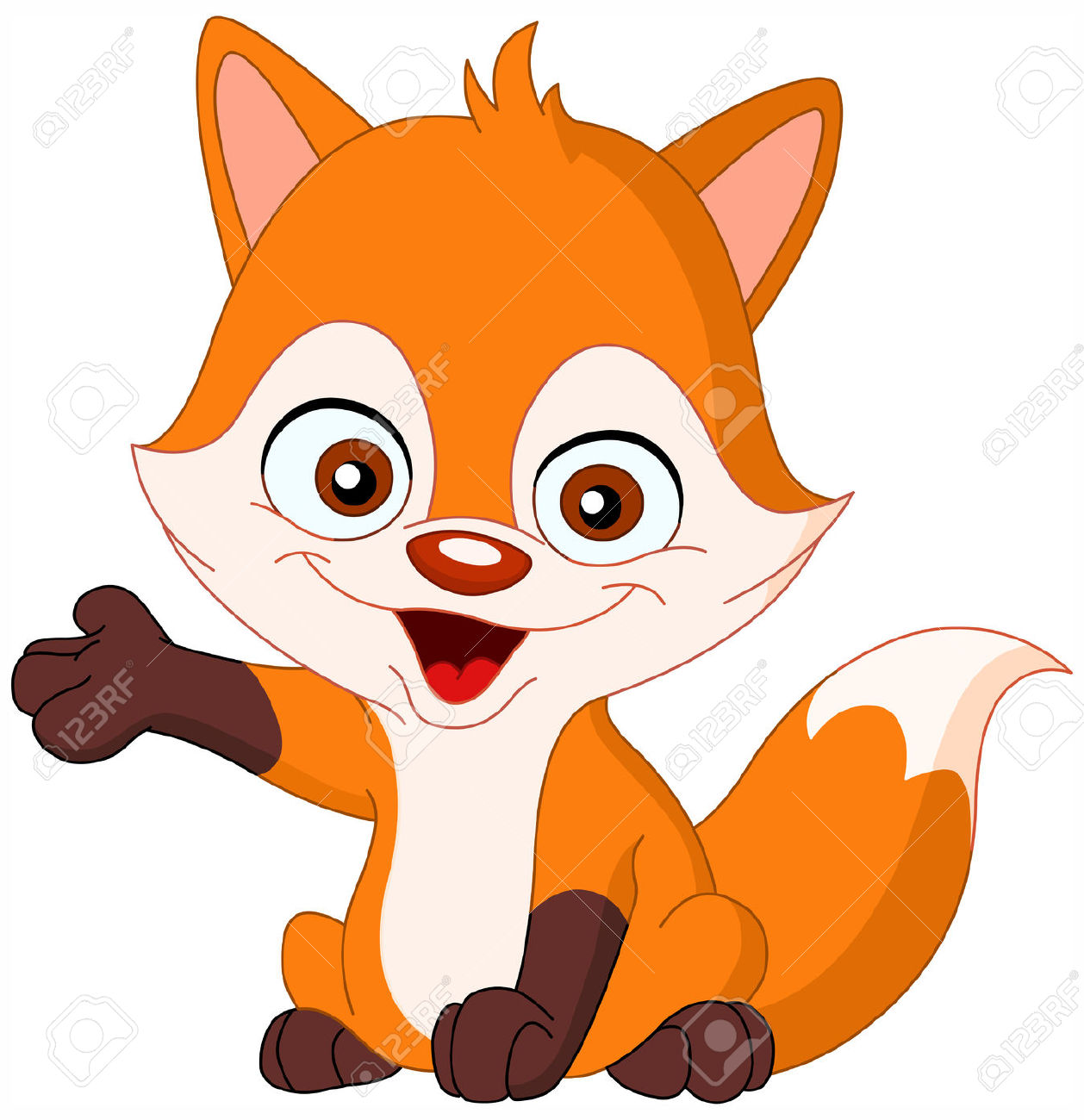 1258x1300 Fox Clipart Funny