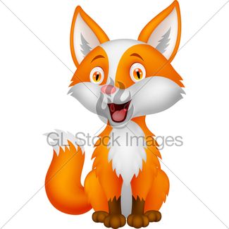 325x325 Cute Cartoon Fox Gl Stock Images