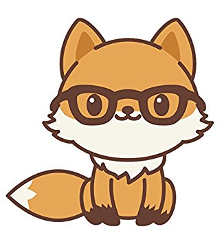 323x355 Adorable Kawaii Fox Emoji Cartoon