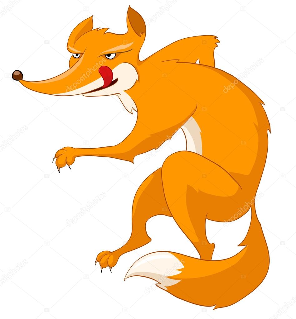 949x1024 Cartoon Character Fox Stock Vector Rastudio
