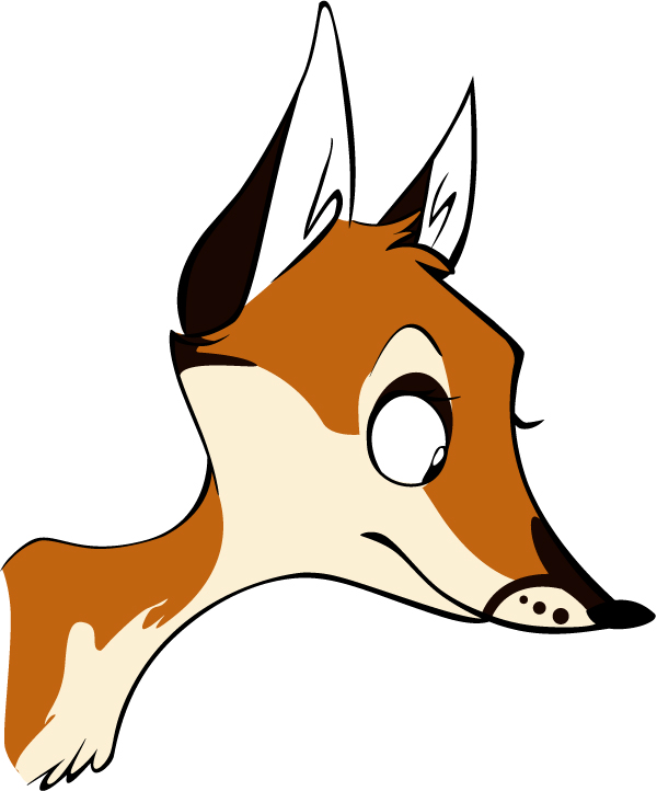 600x722 Cartoon Fox By Nugginss