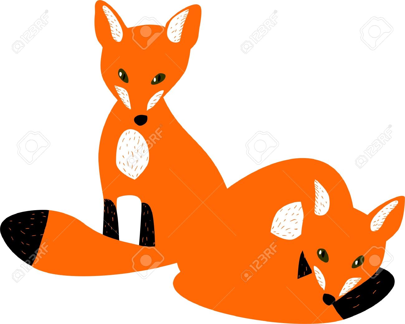 1300x1039 Cartoon Foxes Pictures