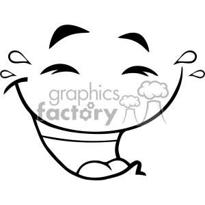 300x300 Royalty Free 10915 Royalty Free Rf Clipart Black And White Laugh