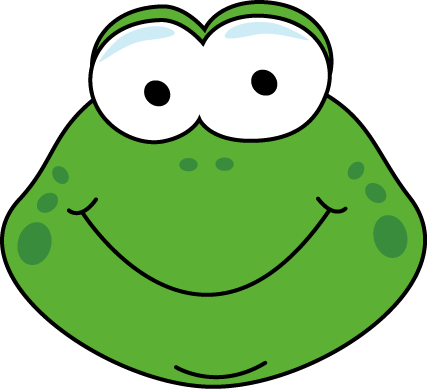 427x389 Cartoon Frog Face Clip Art