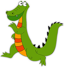 Cartoon Gator Clipart | Free download on ClipArtMag