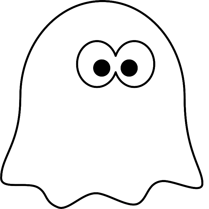 700x699 Little Ghost Coloring Pages