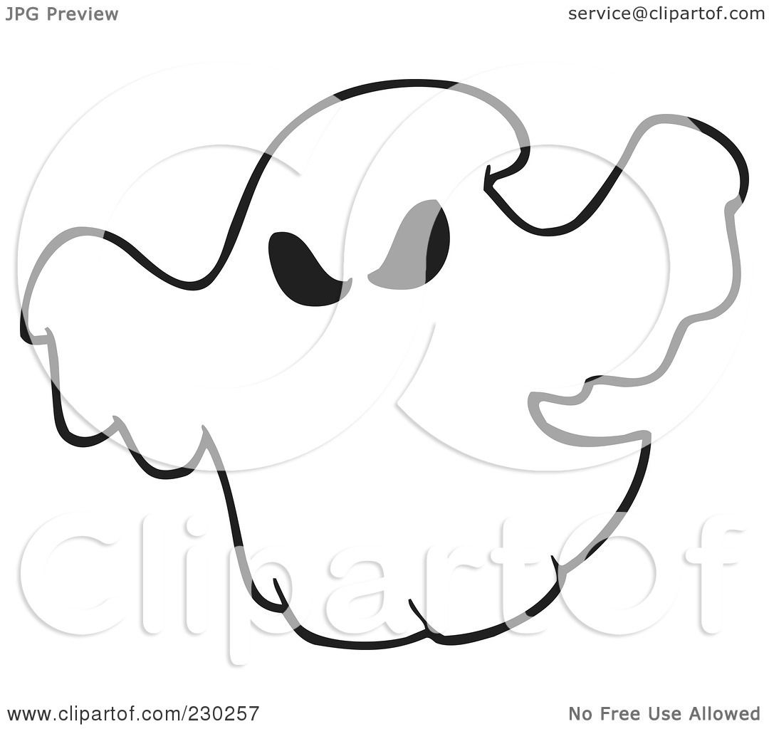 1080x1024 Spooky Clipart Ghost Outline