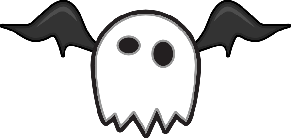 600x285 Cartoon Ghost Monster Clip Art