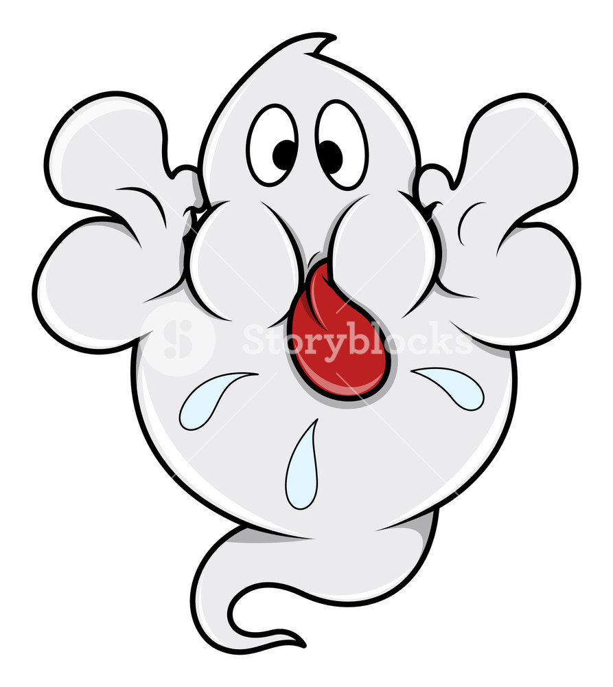 893x1000 Funny Cartoon Ghost Tongue Out