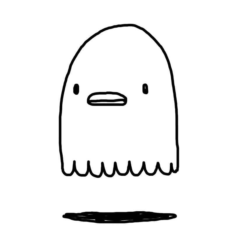 831x837 Cartoon Ghost Images Image Gallery