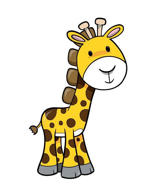 Cartoon Giraffe Face Clipart