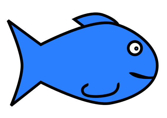 566x400 Goldfish Clipart Simple Fish
